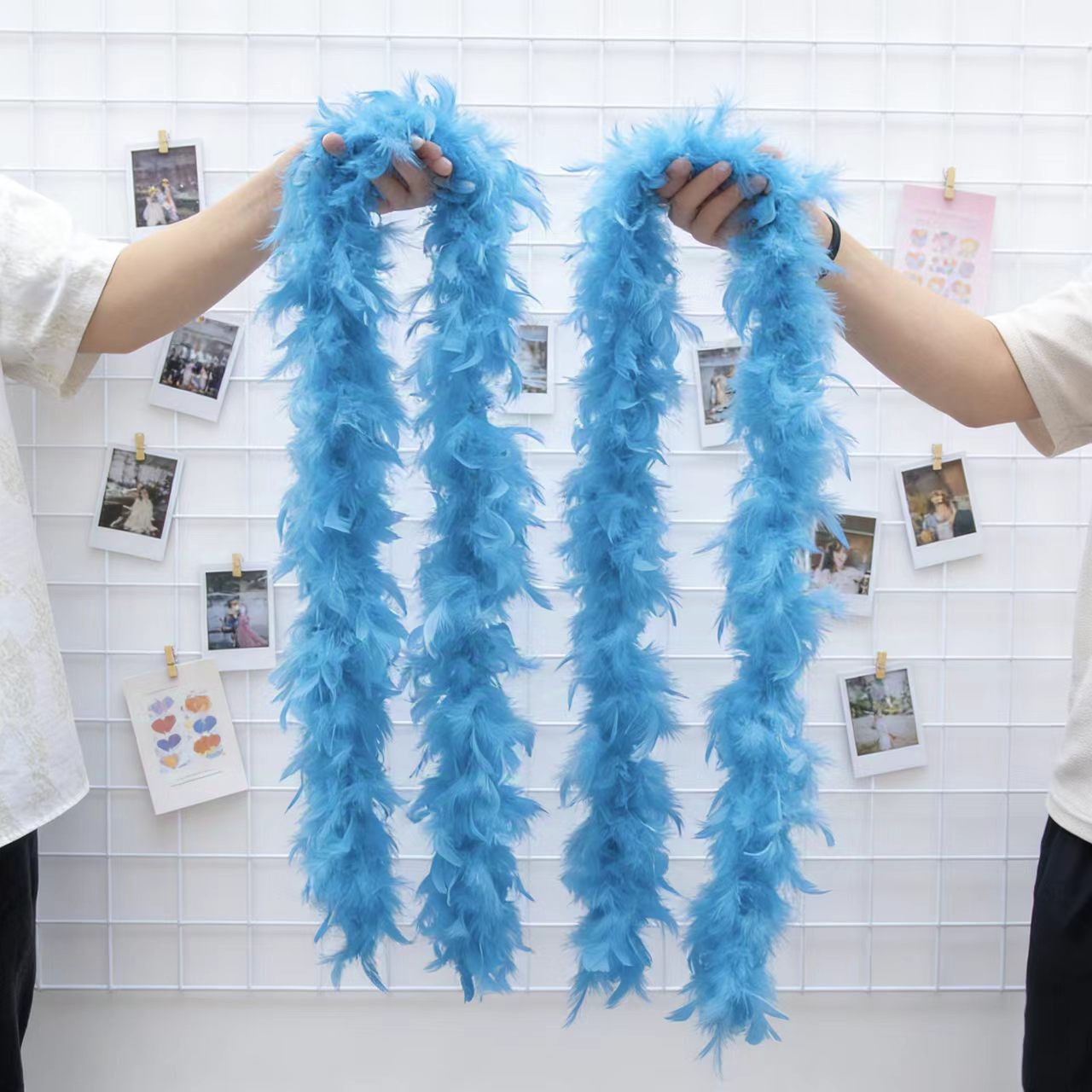 Feather Trim Marabou - 2M Truthahn-Marabu-Federboa 40g-90g Farbige Federn für