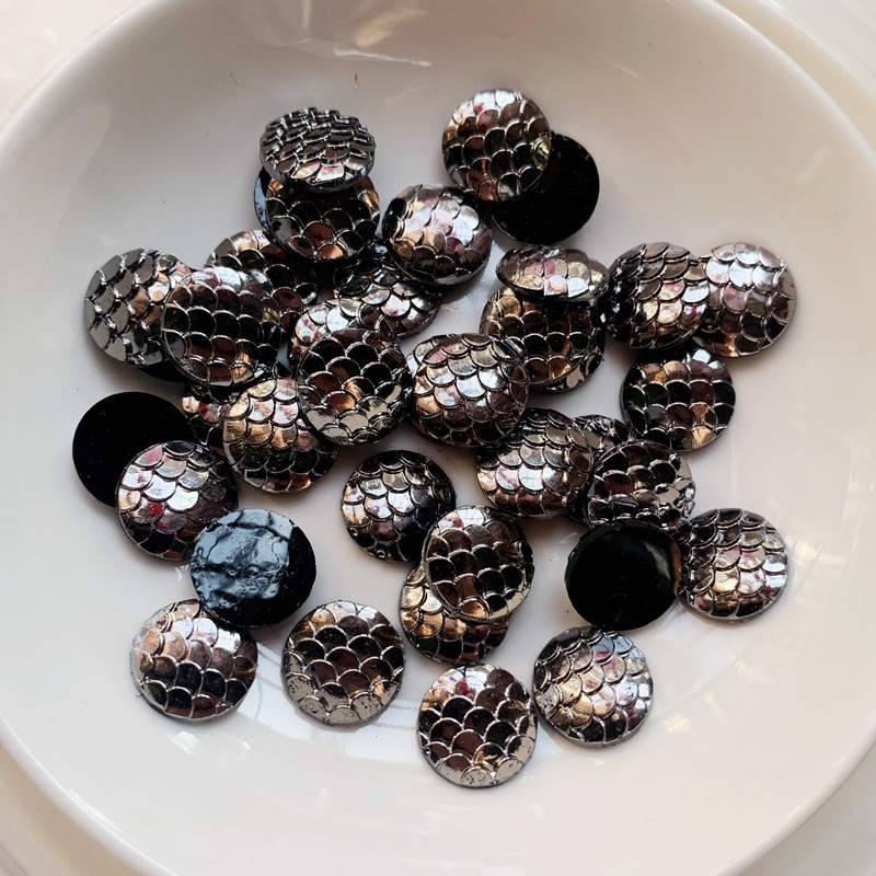 80 Stück 12 mm schwarze Metall – Embellishment Glue Craft Bewertung und Preis