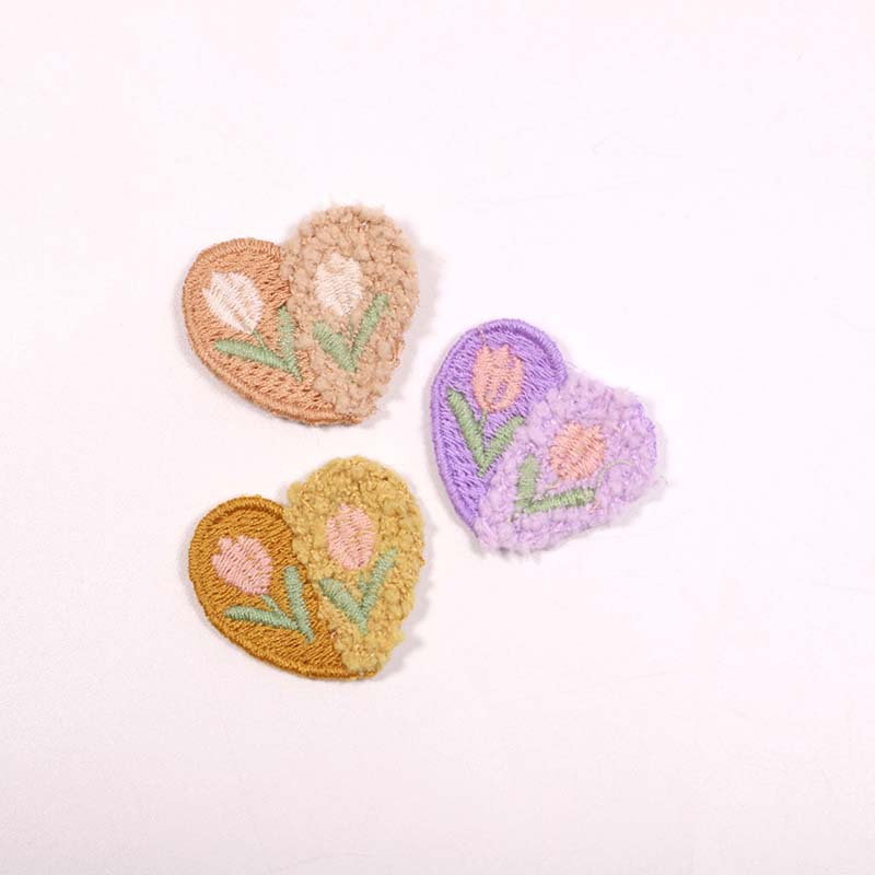 10 Stück Wolle Plüsch Liebe Bl – Applique Patch Flower Bewertung und Preis
