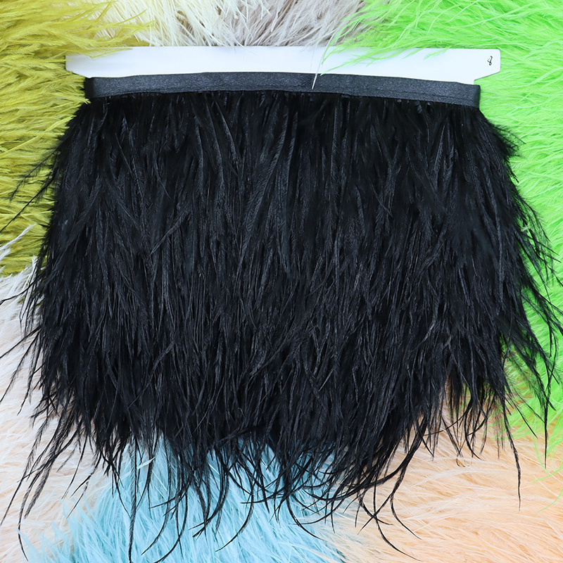 1M 8-10cm Schwarz Straußenfede – Feather Trim Marabou Bewertung und Preis
