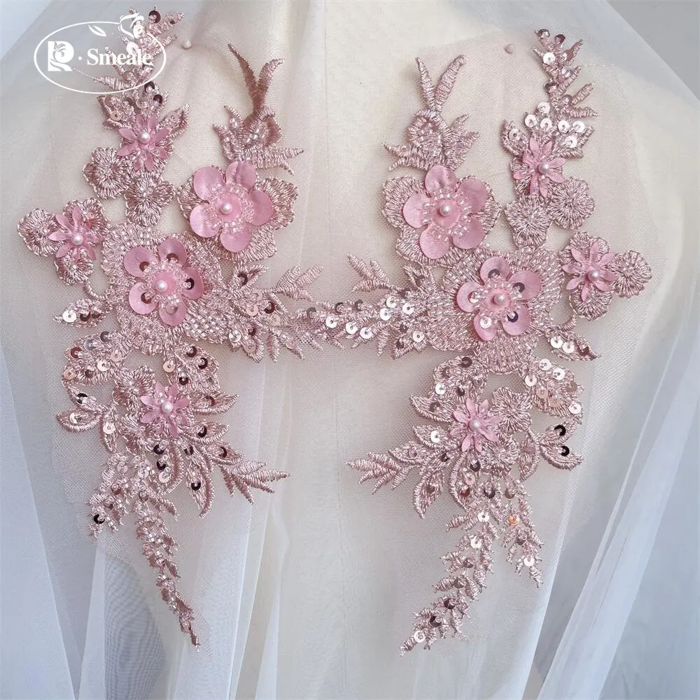 2PCS/1 Paar Neue 12 Farben Pai – Applique Patch Flower Bewertung und Preis