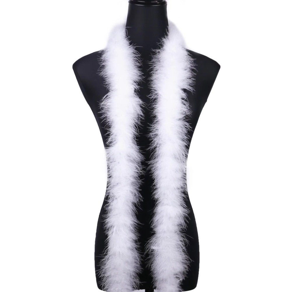 2 Meter Marabou-Feder-Boa-Mans – Feather Trim Marabou Bewertung und Preis