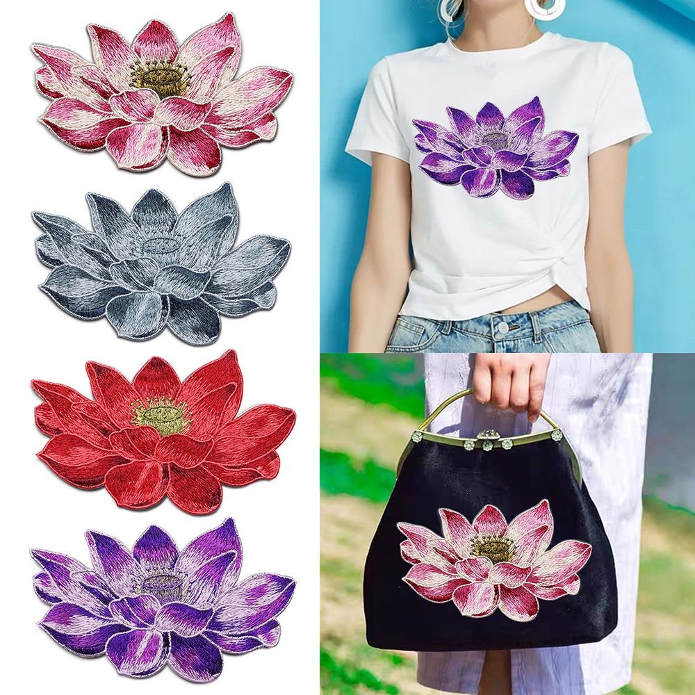 Weiche Lotusblume Patch gestic – Applique Patch Flower Bewertung und Preis